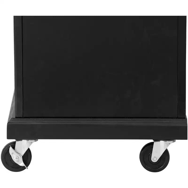 Glenwillow Home Kitchen Cart with Locking Casters