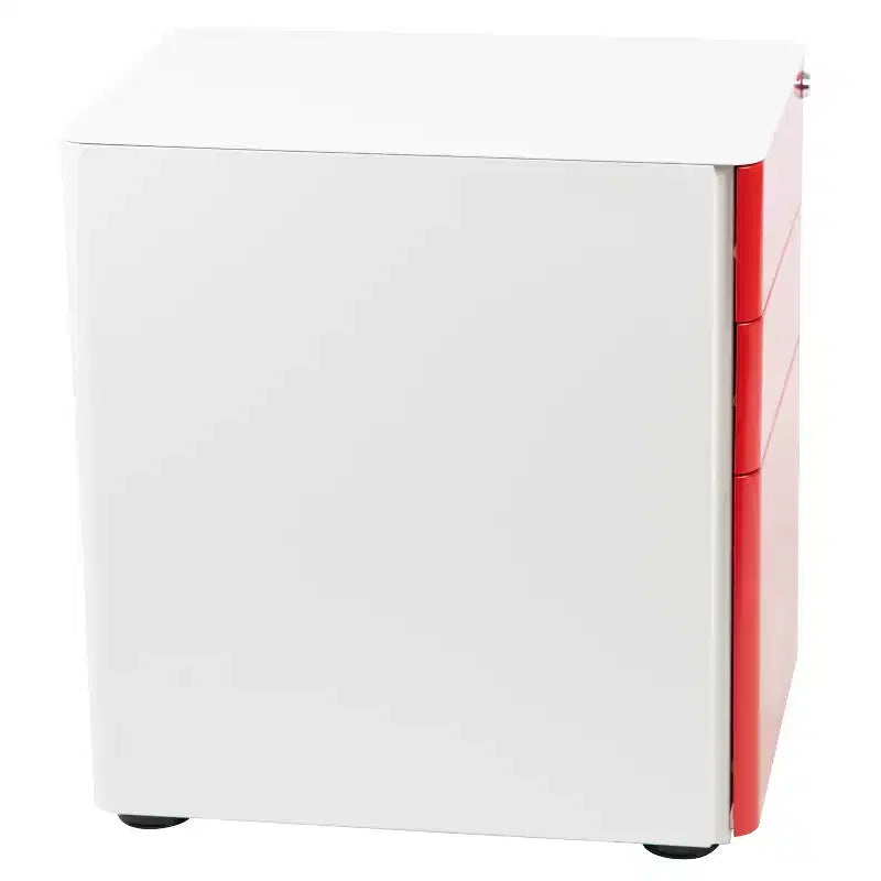 Emma and Oliver Modern 3-Drawer Mobile Locking Filing Cabinet Storage Organizer