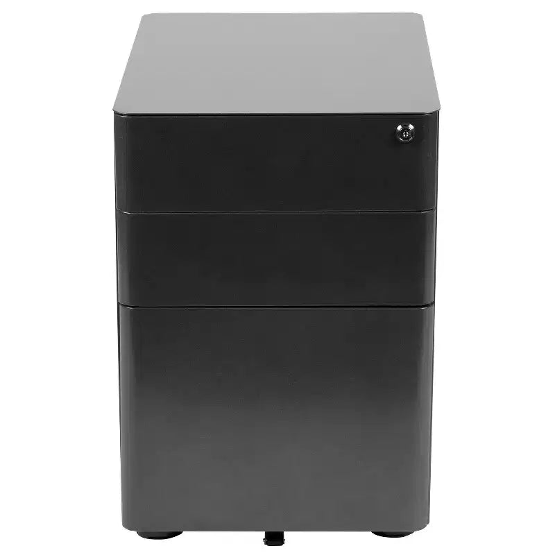 Emma and Oliver Modern 3-Drawer Mobile Locking Filing Cabinet Storage Organizer