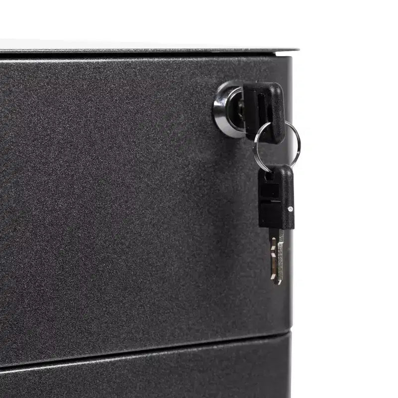 Emma and Oliver Modern 3-Drawer Mobile Locking Filing Cabinet Storage Organizer
