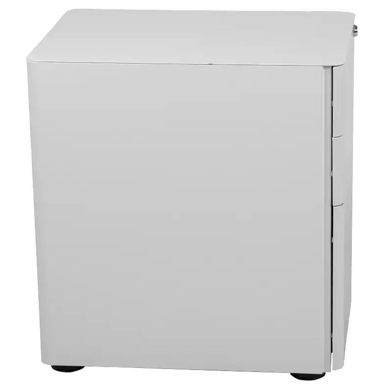 Emma and Oliver Modern 3-Drawer Mobile Locking Filing Cabinet Storage Organizer