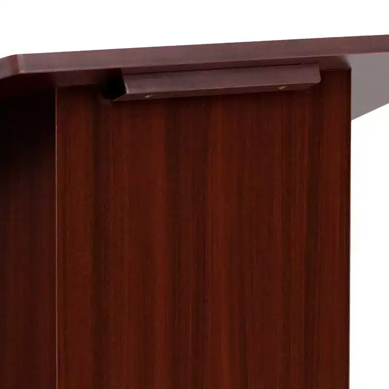 Emma and Oliver Foldable Tabletop Lectern in Mahogany