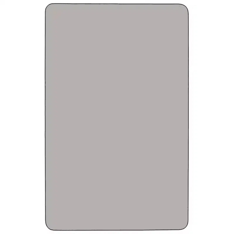 Emma and Oliver 30x72 Rectangle HP Laminate Adjustable Preschool Activity Table
