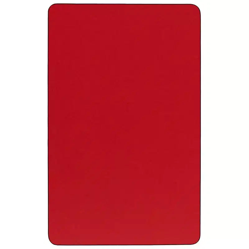 Emma and Oliver 30x72 Rectangle HP Laminate Adjustable Preschool Activity Table