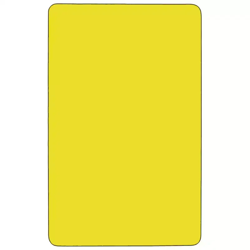Emma and Oliver 30x72 Rectangle HP Laminate Adjustable Preschool Activity Table