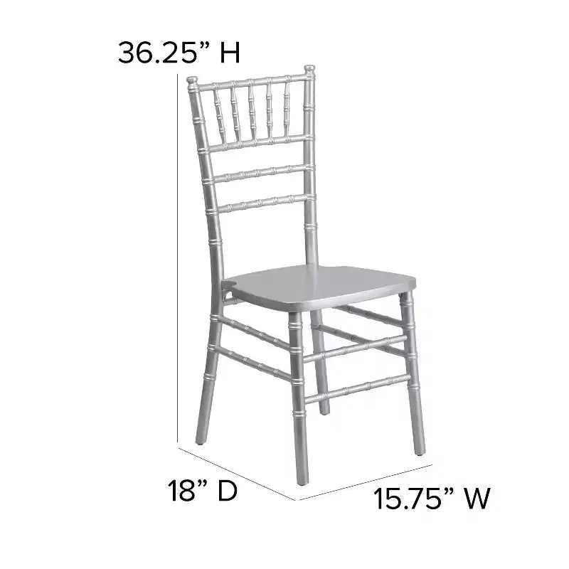 Emma and Oliver Wedding & Event Wood Chiavari Dining Chair