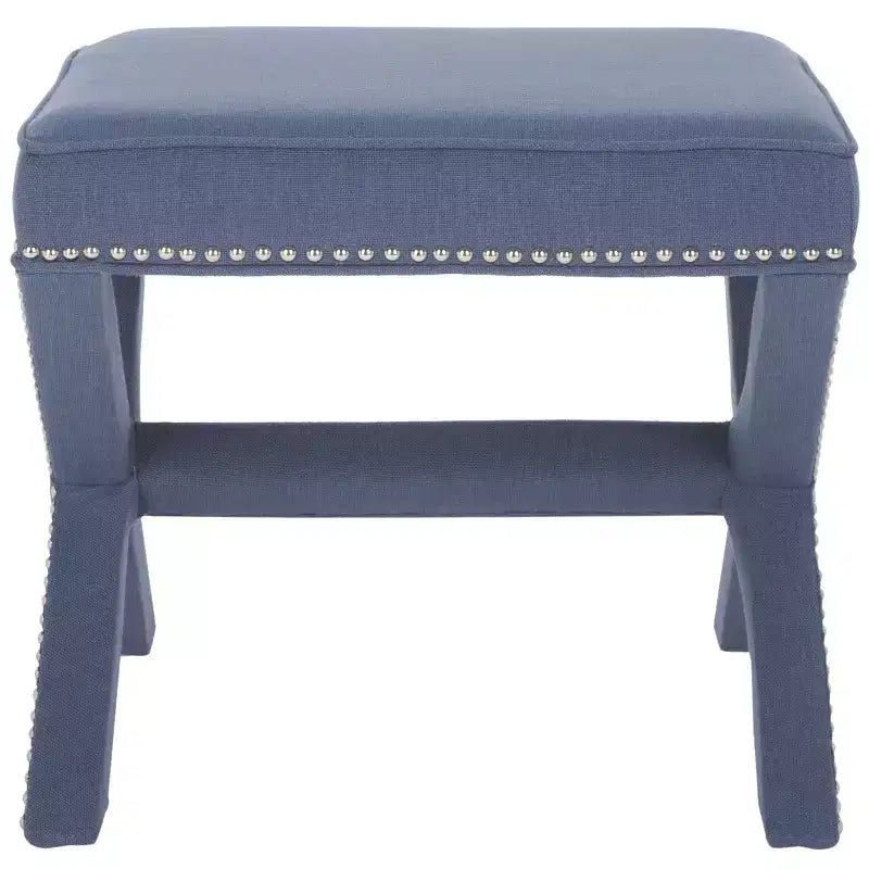 Palmer Ottoman With Silver Nailhead - MCR4589 - Safavieh