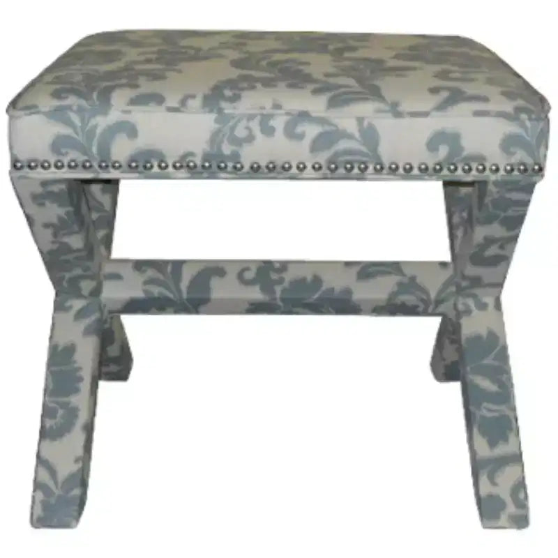 Palmer Ottoman With Silver Nailhead - MCR4589 - Safavieh